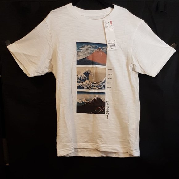 Japanese Art Graphic Uniqlo T-shirt - Picture 1 of 4